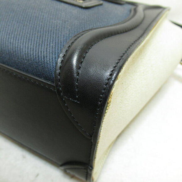 Celine Black and Navy Shoulder Bag - Picture 8 of 8